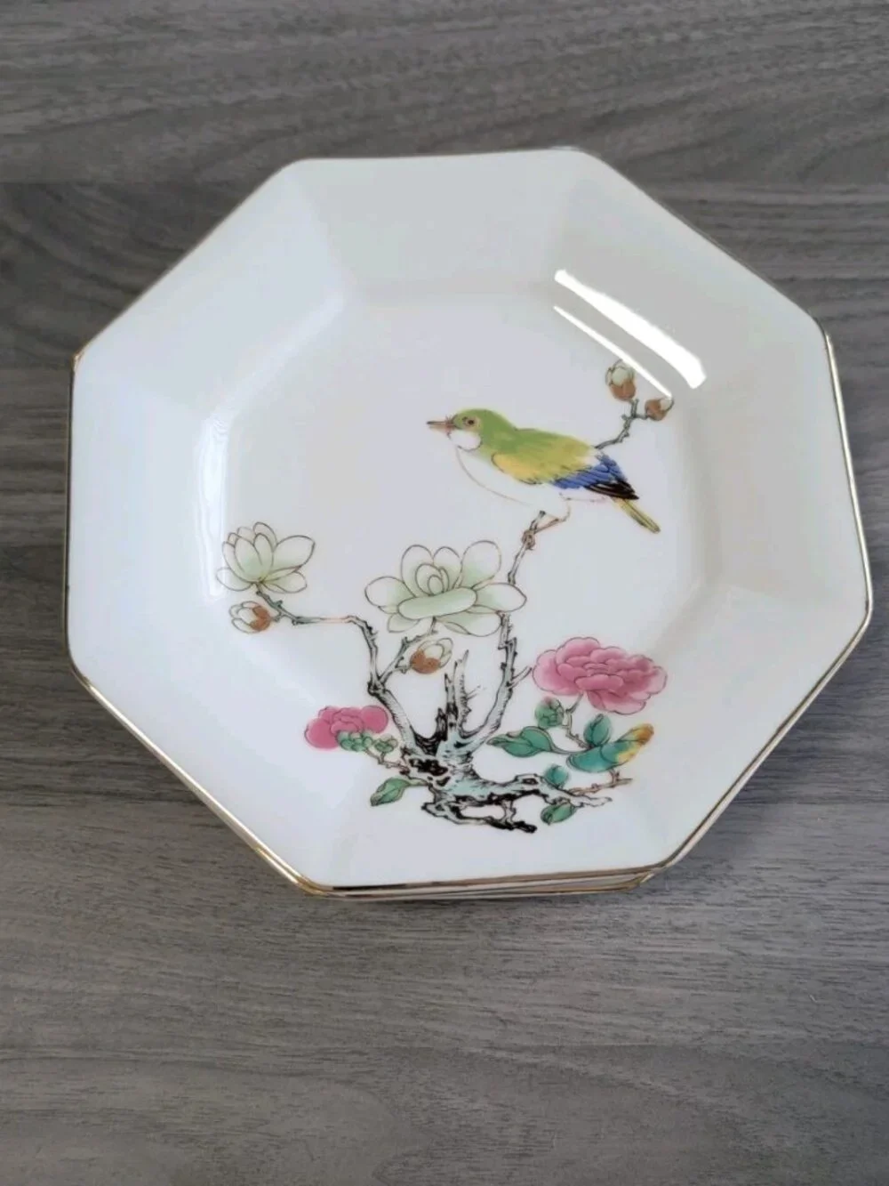 Vintage Ming Garden by Otagiri plate Japan Set of 4